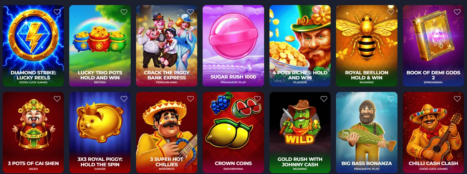Giochi Fridayroll Casino
